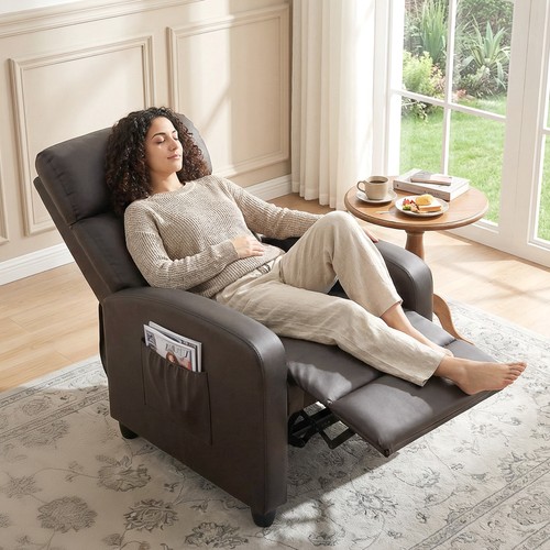 Massage faux leather push back - faux,