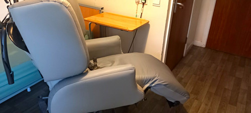 Grey reclining massage - grey, chair