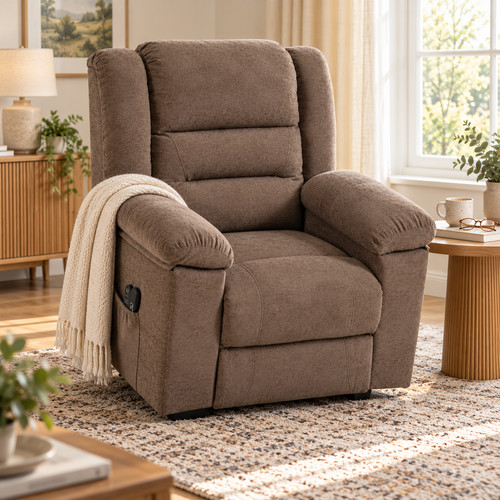Wide seat riser - riser, recliner