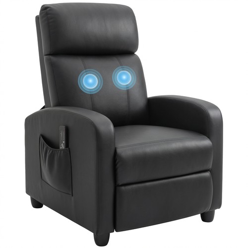 Homcom recliner sofa chair - homcom, pu