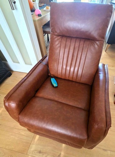 Brown faux leather electric - brown,