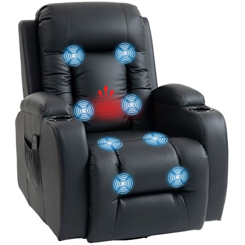 Homcom massage recliner - recliner, chair