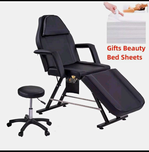 Black reclining massage chair - massage,