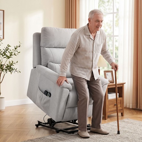Power lift recliner - lift, with