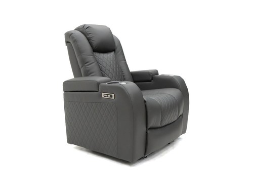 Electric reclining chair grey - chair,